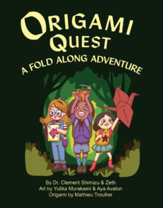 Origami Quest Cover.  An intro to origami book with a storyline